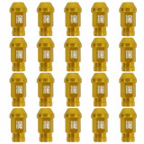Set Nuts OMP 7075 Yellow 20 uds M14 x 1,25