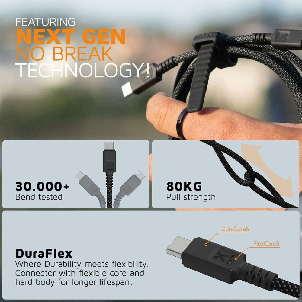 USB Cable Xtorm CX3051 Black 1,5 m