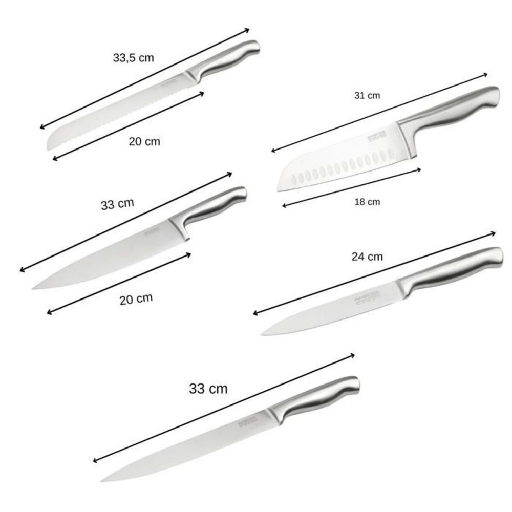 Knife Set Nirosta Steel Stainless steel