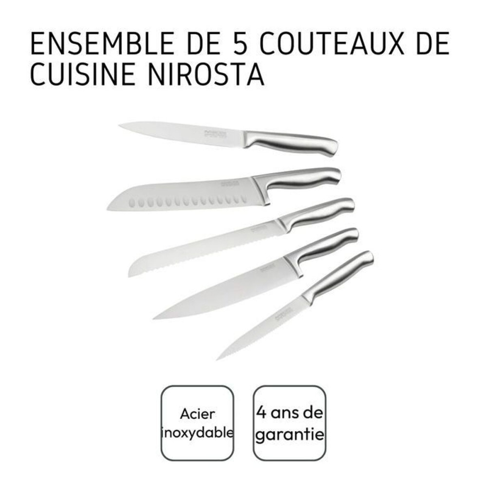 Knife Set Nirosta Steel Stainless steel