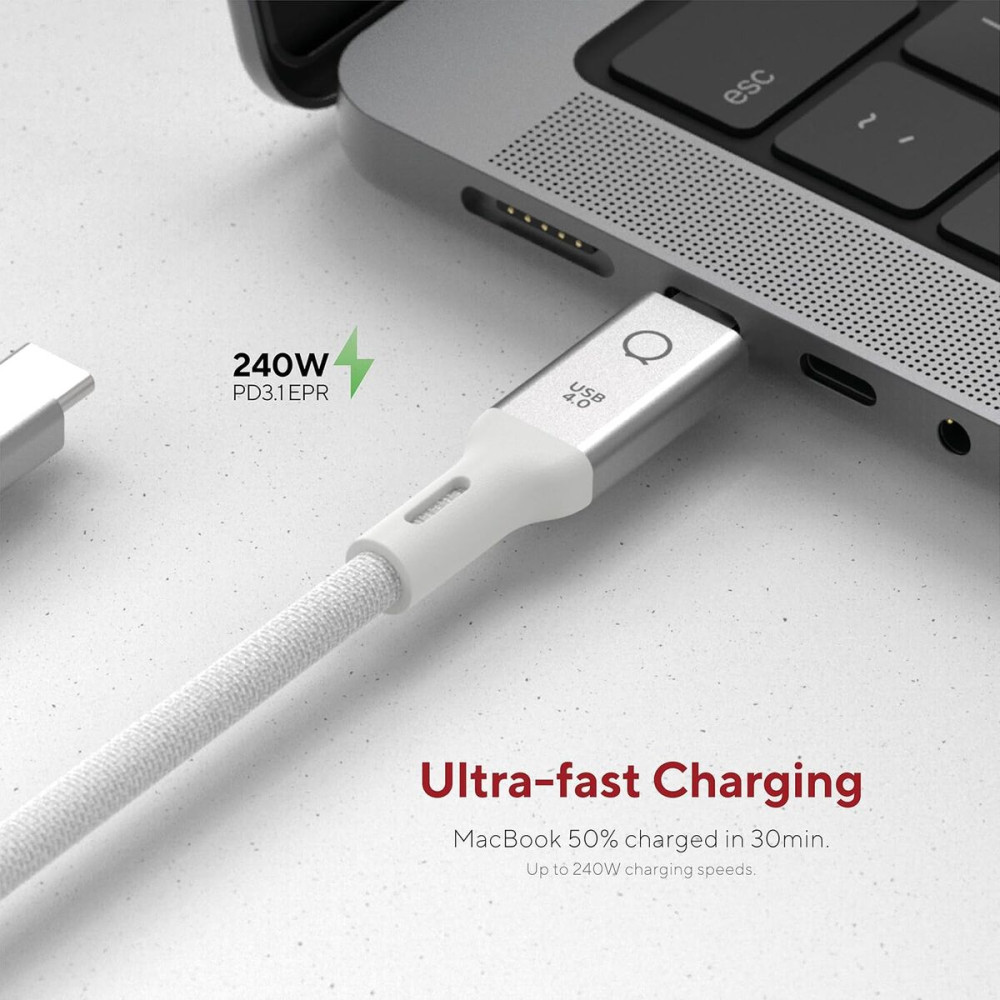 USB Cable Linq Byelements LQCU4030 White