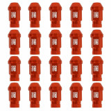 Set Nuts OMP Orange 40 mm 20 pcs M12 x 1,50