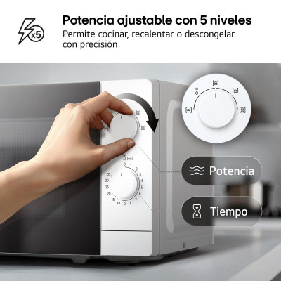 Microwave with Grill LG Black 20 L 700 W