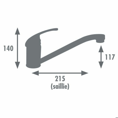 Mixer Tap Edouard Rousseau CARDIFF Stainless steel