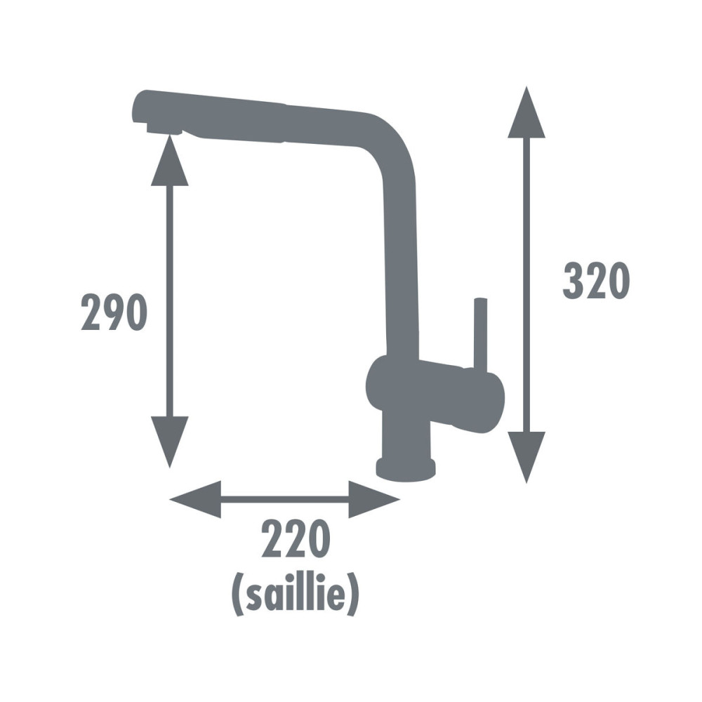 Mixer Tap Edouard Rousseau SQUARE
