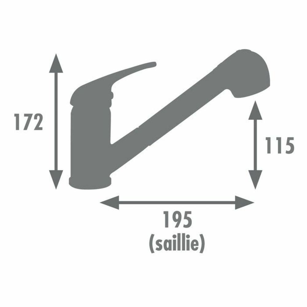 Mixer Tap Edouard Rousseau BAGO Black