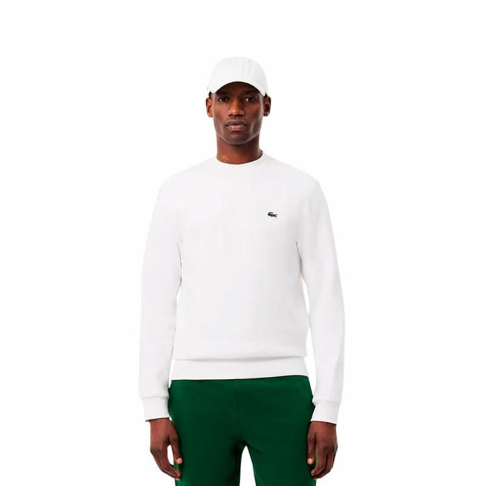 Men’s Sweatshirt without Hood Lacoste Core Performance White