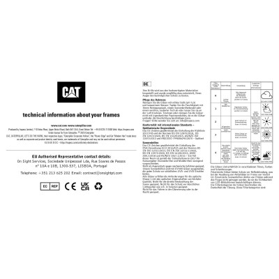 Men' Spectacle frame Caterpillar CPO-3521 52004