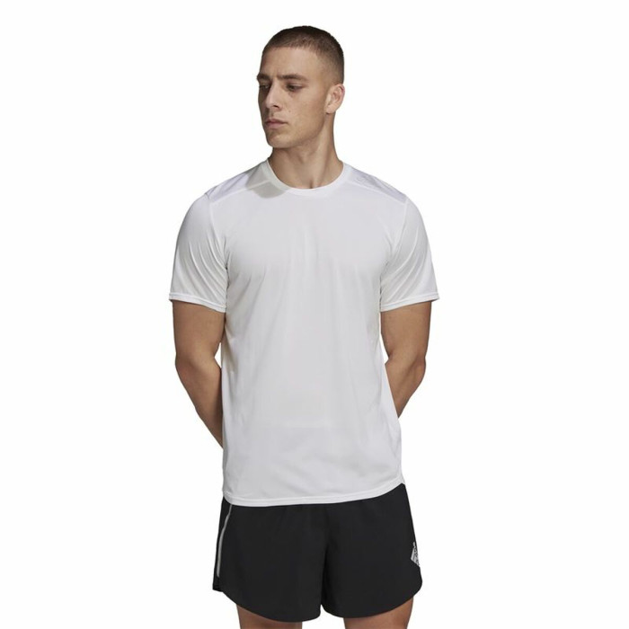 Men’s Short Sleeve T-Shirt Adidas D4R White