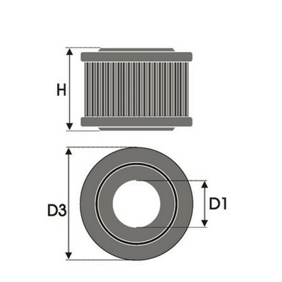 Air filter Green Filters R216423