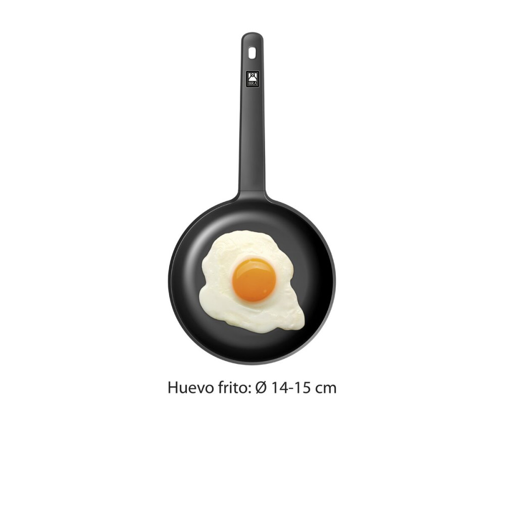 Pan BRA Toughened aluminium Ø 20 cm Black Orange