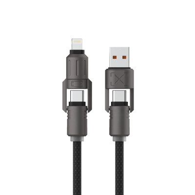 USB Cable KSIX Black 1 m