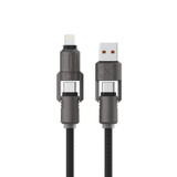 USB Cable KSIX Black 1 m