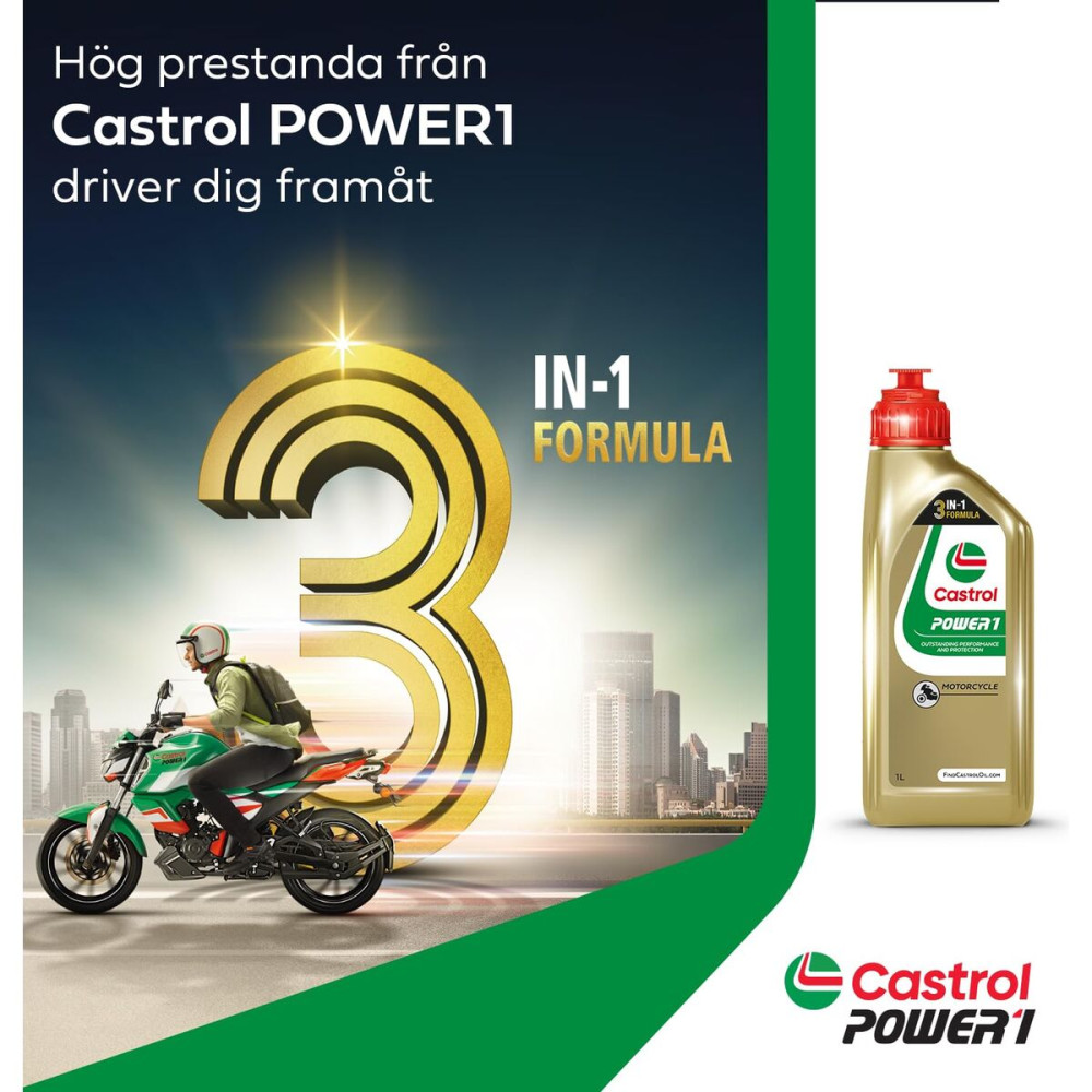 Motor Oil for Motorcycle Castrol Power1 4T 15W50