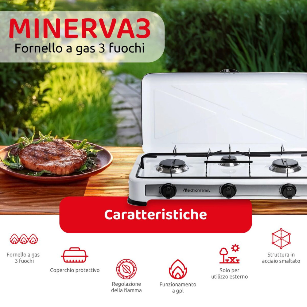 gas stove Melchioni MINERVA3