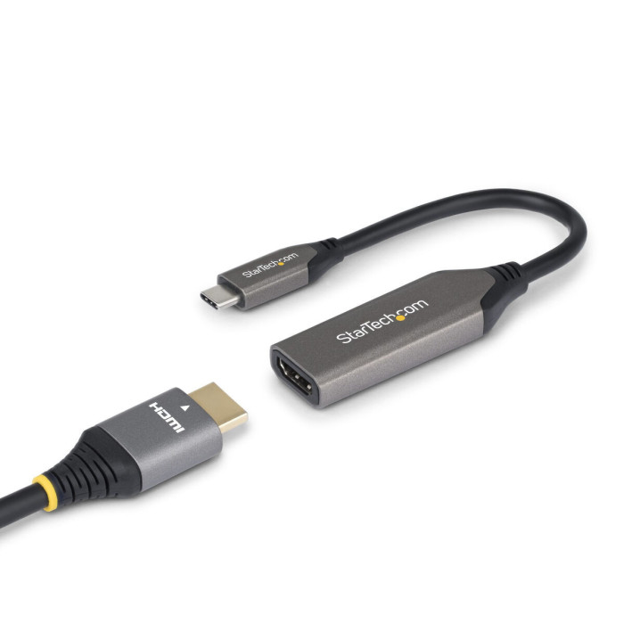 USB Cable Startech 112B-USBC-HDMI21 Grey 20 cm