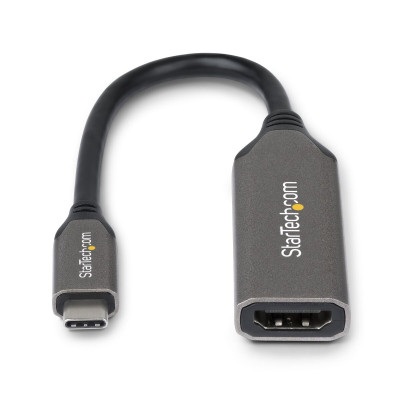 USB Cable Startech 112B-USBC-HDMI21 Grey 20 cm