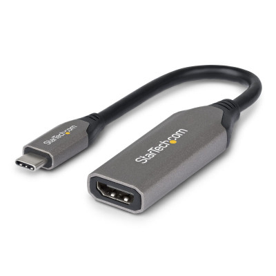 USB Cable Startech 112B-USBC-HDMI21 Grey 20 cm