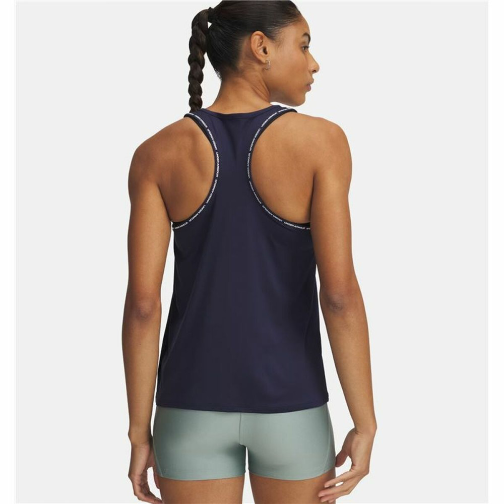 Tank Top Women Under Armour Tech Navy Blue (XS)