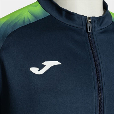 Men's Sports Jacket Joma Sport Elite XI Navy Blue Lime green (S)