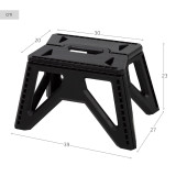 Folding Stool Aktive 39 X 23 X 27 CM (6 Units)