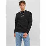 Men’s Sweatshirt without Hood Jack & Jones Jorvesterbro Black