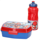 Lunchbox with Accessories Spider-Man Plastic 380 ml 17 x 5,5 x 13,5 cm (6 Units)