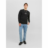 Men’s Sweatshirt without Hood Jack & Jones Jorvesterbro Black