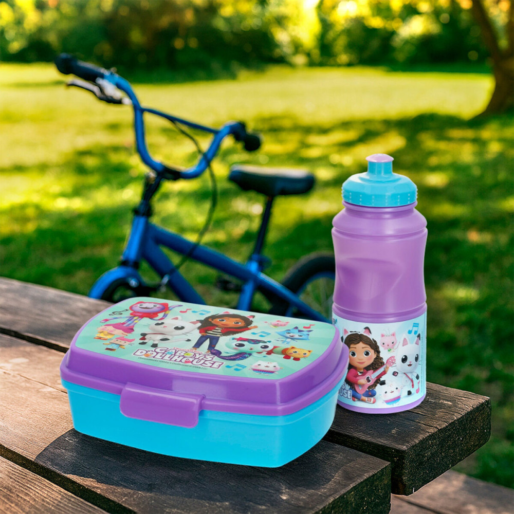 Lunchbox with Accessories Gabby's Dollhouse Plastic 380 ml 17 x 5,5 x 13,5 cm (6 Units)