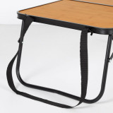 Folding Table Aktive Black 60 x 25 x 40 cm