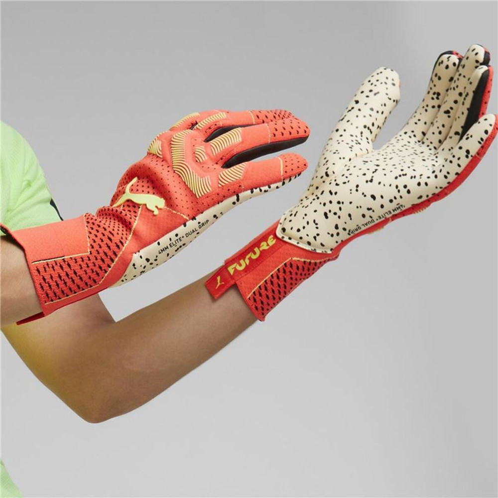 Goalkeeper Gloves Puma Future Z One Grip 1 NC Coral Adults Coral
