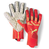 Goalkeeper Gloves Puma Future Z One Grip 1 NC Coral Adults Coral