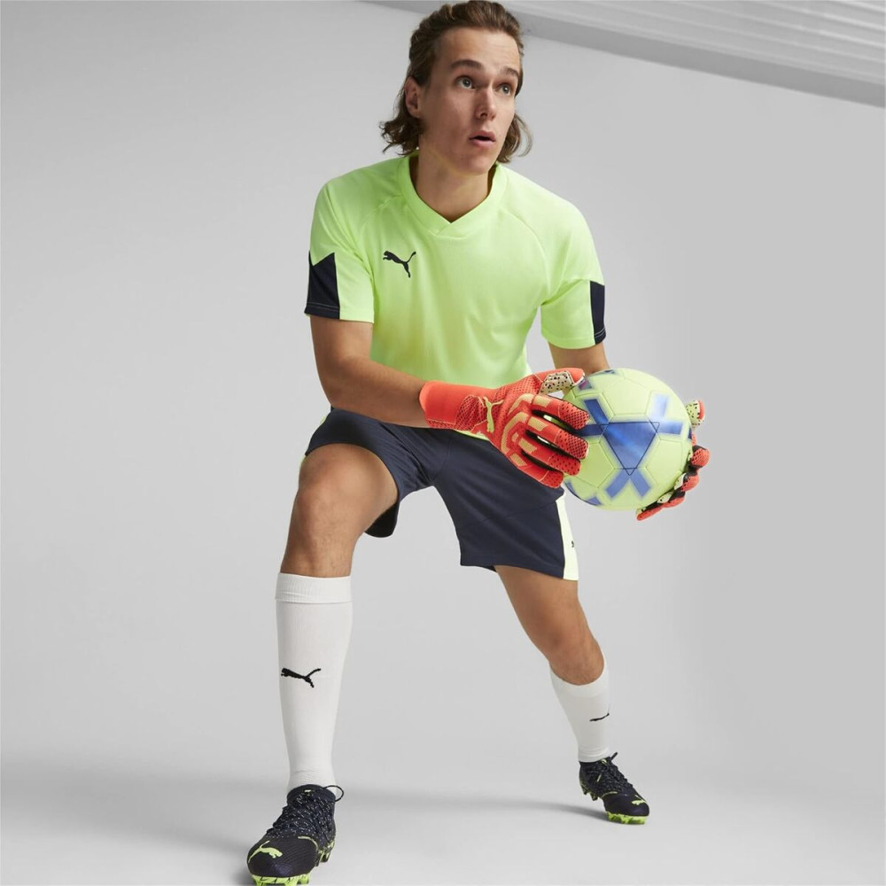 Goalkeeper Gloves Puma Future Z One Grip 1 NC Coral Adults Coral
