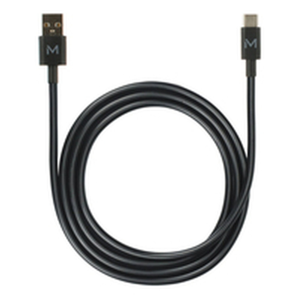 USB Cable Mobilis 020013 Black 1 m