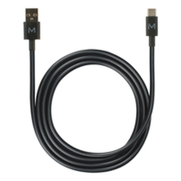 USB Cable Mobilis 020013 Black 1 m