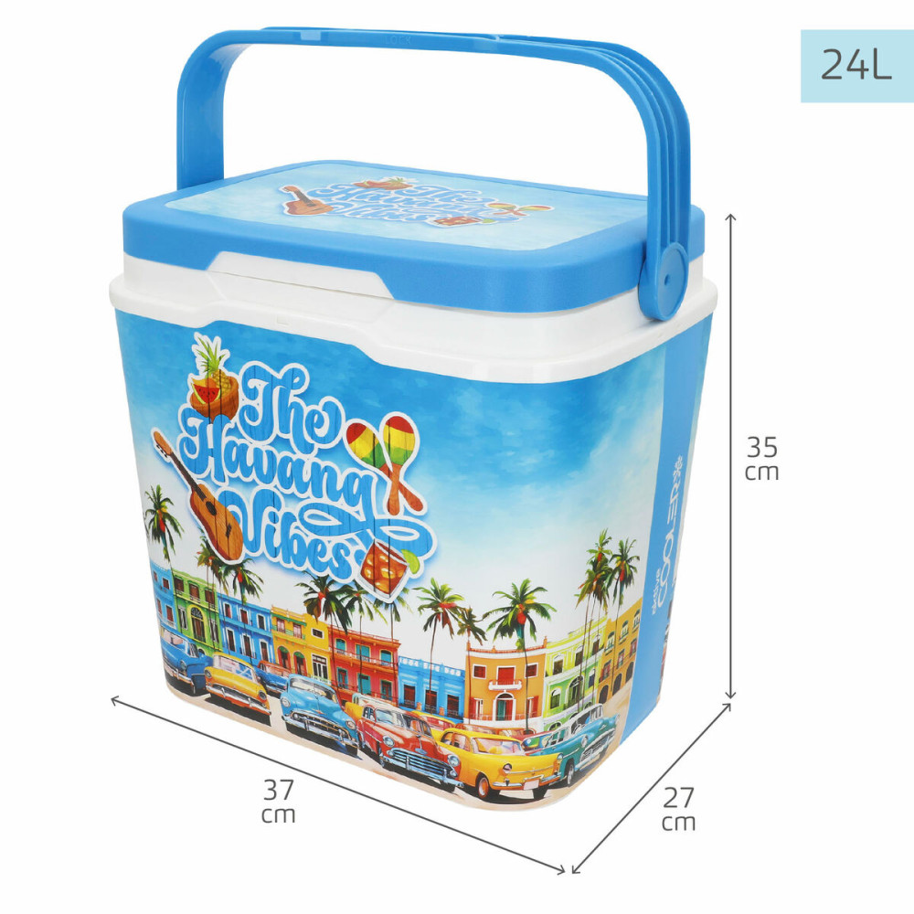 Portable Fridge Aktive Plastic 37 x 35 x 27 cm (2 Units)