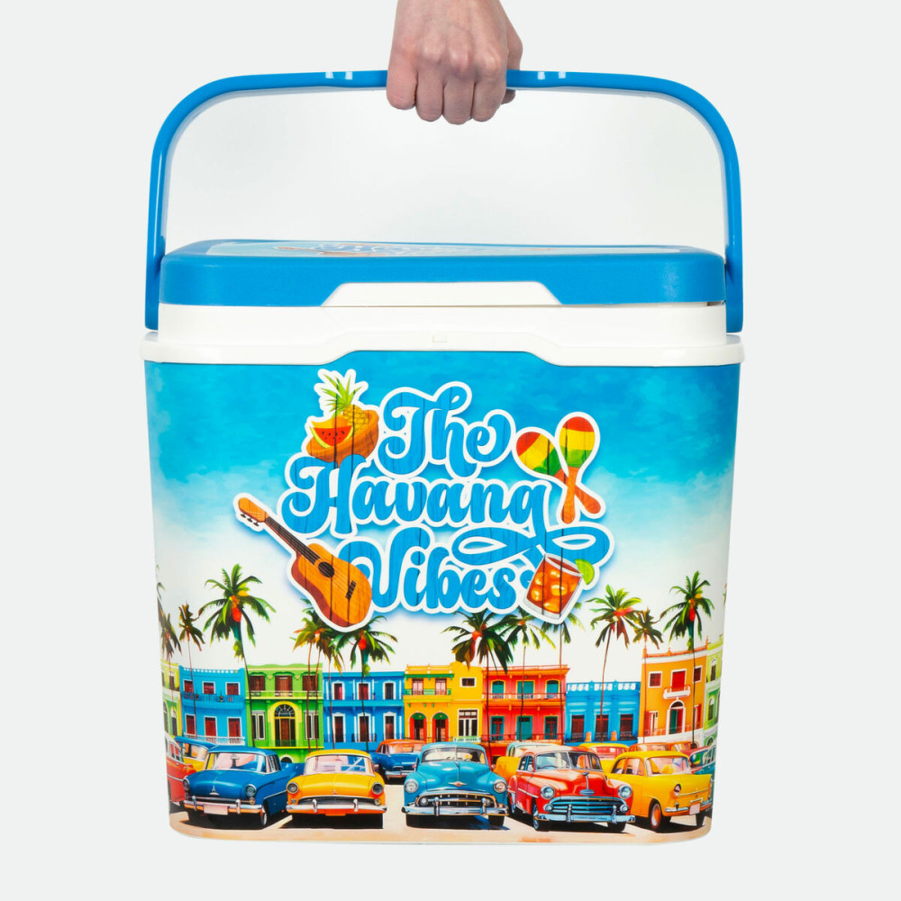 Portable Fridge Aktive Plastic 37 x 35 x 27 cm (2 Units)