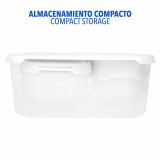 Lunch box Max Home polypropylene (6 Units)