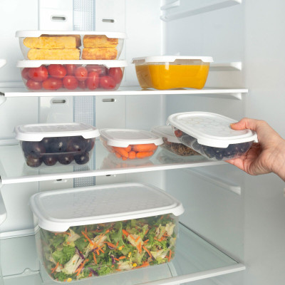 Lunch box Max Home polypropylene (6 Units)