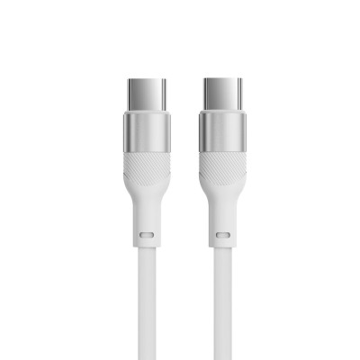 USB Cable KSIX White 1 m