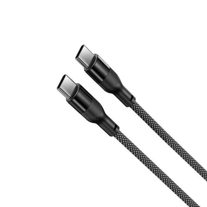 USB Cable KSIX Black 1 m