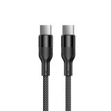 USB Cable KSIX Black 1 m