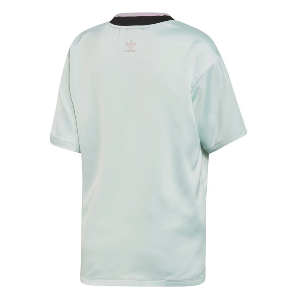 Women’s Short Sleeve T-Shirt Adidas Originals Boyfriend Aquamarine