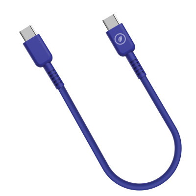 USB-C to USB-C Cable Muvit for Change Blue 0,2 m