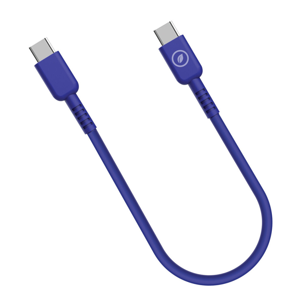 USB-C to USB-C Cable Muvit for Change Blue 0,2 m