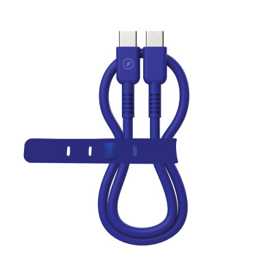 USB-C to USB-C Cable Muvit for Change Blue 0,2 m