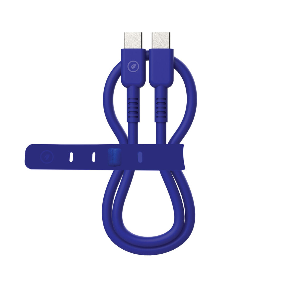 USB-C to USB-C Cable Muvit for Change Blue 0,2 m
