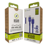 USB-C to USB-C Cable Muvit for Change Blue 0,2 m