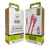 USB-C to USB-C Cable Muvit for Change Magenta 1,2 m