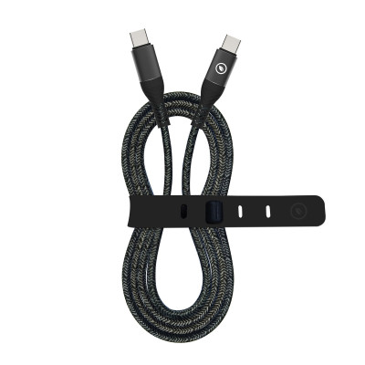 USB-C to USB-C Cable Muvit for Change Black 1,2 m